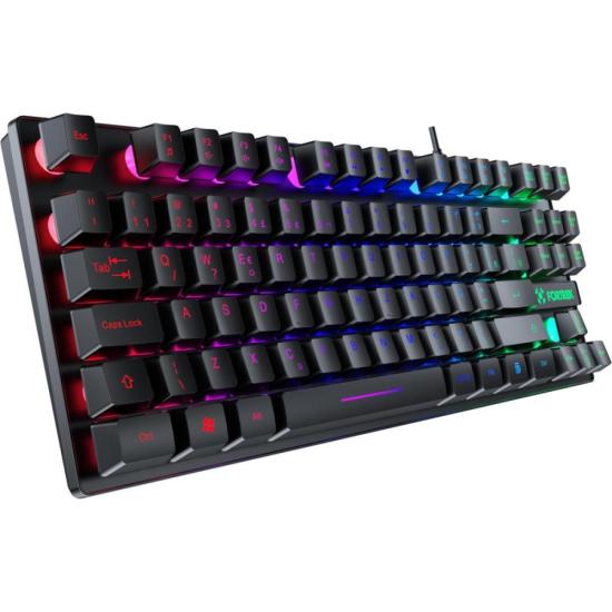 Teclado Gamer Fortrek Fearless 80 TKL Preto por 79,00 à vista no boleto/pix ou parcele em até 3x sem juros. Compre na loja Mundomax!