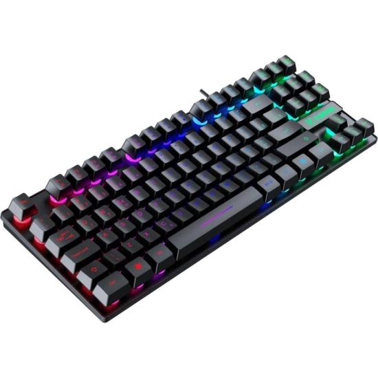 Teclado Gamer Fortrek Fearless 80 TKL Preto por 79,00 à vista no boleto/pix ou parcele em até 3x sem juros. Compre na loja Mundomax!