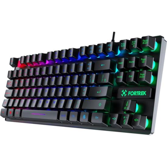 Teclado Gamer Fortrek Fearless 80 TKL Preto por 79,00 à vista no boleto/pix ou parcele em até 3x sem juros. Compre na loja Mundomax!