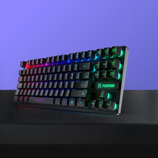 Teclado Gamer Fortrek Fearless 80 TKL Preto por 79,00 à vista no boleto/pix ou parcele em até 3x sem juros. Compre na loja Mundomax!