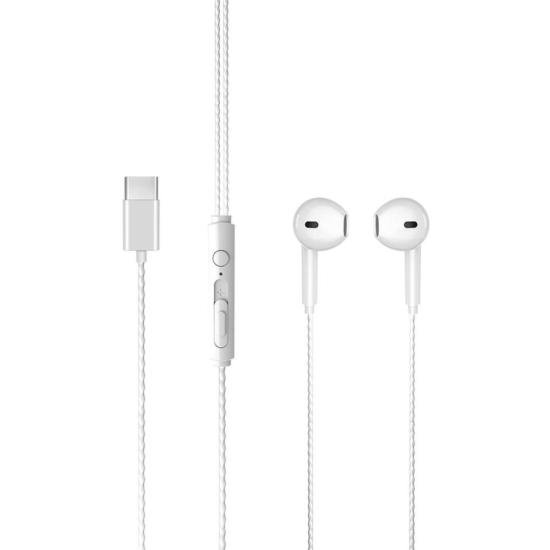 Fone de Ouvido Lecoo EH104 USB-C Branco por 45,00 à vista no boleto/pix ou parcele em até 1x sem juros. Compre na loja Mundomax!