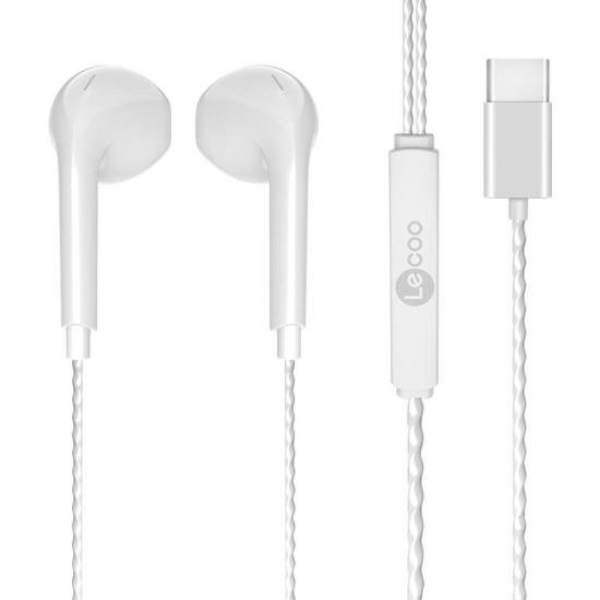 Fone de Ouvido Lecoo EH104 USB-C Branco por 45,00 à vista no boleto/pix ou parcele em até 1x sem juros. Compre na loja Mundomax!