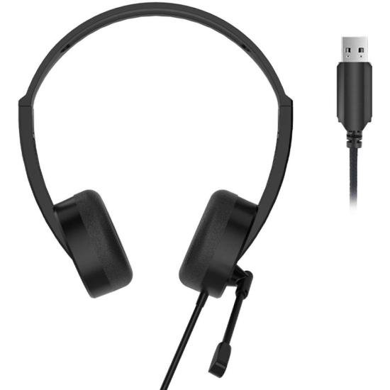 Fone de Ouvido Com Microfone USB Lecoo HT106 por 130,00 à vista no boleto/pix ou parcele em até 5x sem juros. Compre na loja Mundomax!