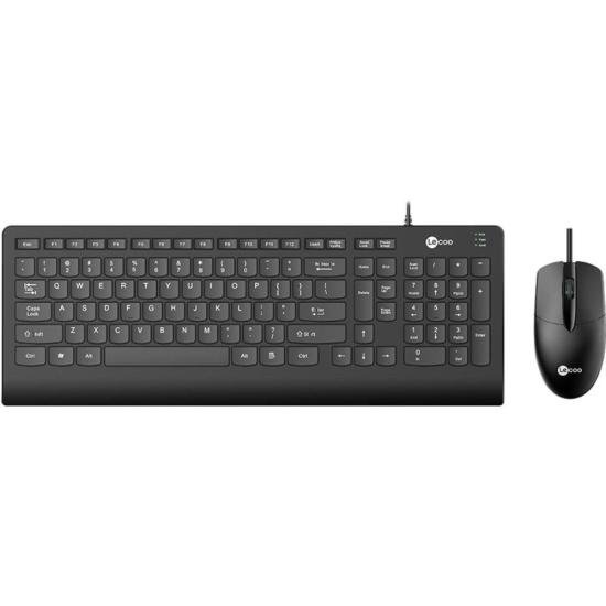 Kit Teclado e Mouse Lecoo CM103 USB Preto por 93,00 à vista no boleto/pix ou parcele em até 3x sem juros. Compre na loja Mundomax!