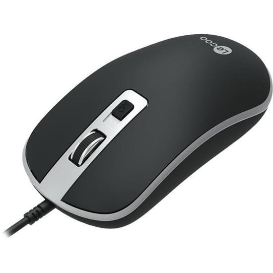 Mouse Lecoo MS104 Preto por 44,00 à vista no boleto/pix ou parcele em até 1x sem juros. Compre na loja Mundomax!
