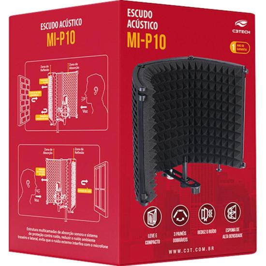 Protetor Acústico Para Microfone MI-P10 C3Tech por 172,99 à vista no boleto/pix ou parcele em até 6x sem juros. Compre na loja Mundomax!