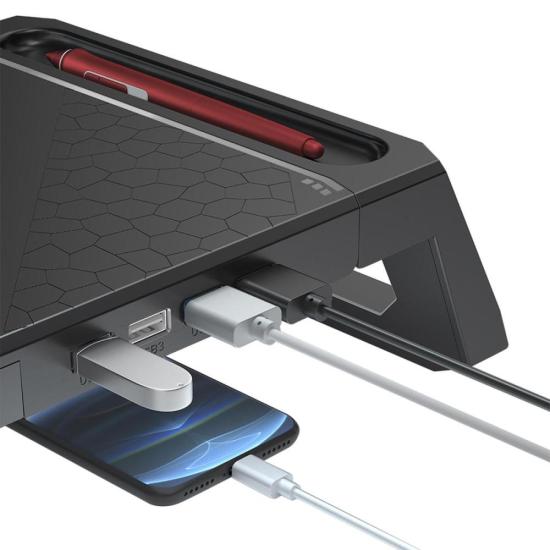 Suporte Para Monitor BM-100BK C3Tech Preto por 199,00 à vista no boleto/pix ou parcele em até 7x sem juros. Compre na loja Mundomax!