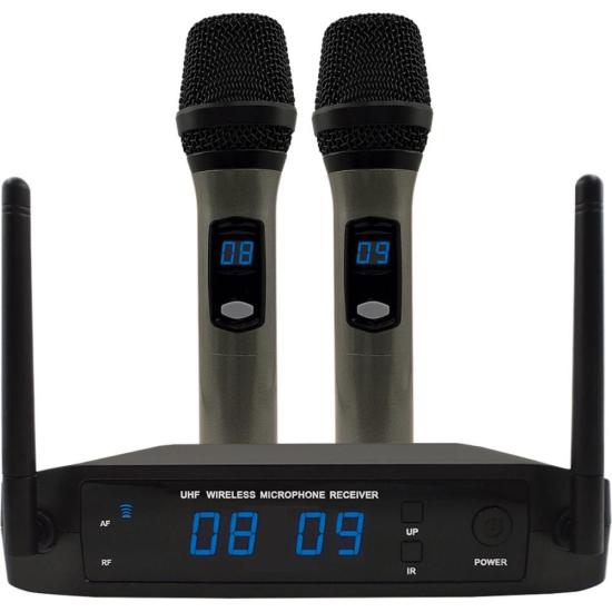 Sistema de Microfone Sem Fio Duplo Leson LS926 Preto por 1.099,99 à vista no boleto/pix ou parcele em até 12x sem juros. Compre na loja Mundomax!