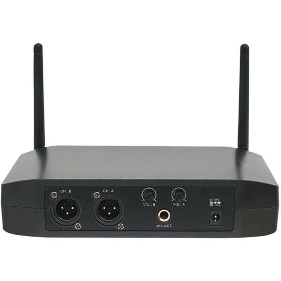 Sistema de Microfone Sem Fio Duplo Leson LS926 Preto por 1.099,99 à vista no boleto/pix ou parcele em até 12x sem juros. Compre na loja Mundomax!