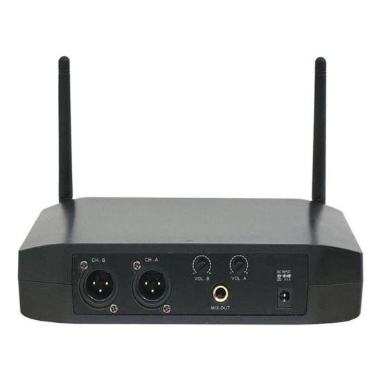 Sistema de Microfone Sem Fio Duplo Headset Bodypack Leson LS902 Bege por 0,00 à vista no boleto/pix ou parcele em até 1x sem juros. Compre na loja Mundomax!