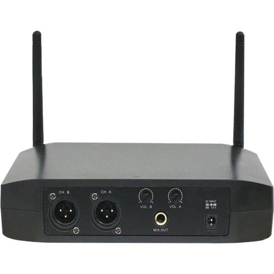 Sistema de Microfone Sem Fio Duplo Headset Bodypack Leson LS902 Preto por 959,99 à vista no boleto/pix ou parcele em até 10x sem juros. Compre na loja Mundomax!