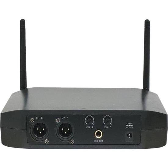 Sistema de Microfone Sem Fio Duplo Lapela Bodypack Leson LS902 Preto por 0,00 à vista no boleto/pix ou parcele em até 1x sem juros. Compre na loja Mundomax!