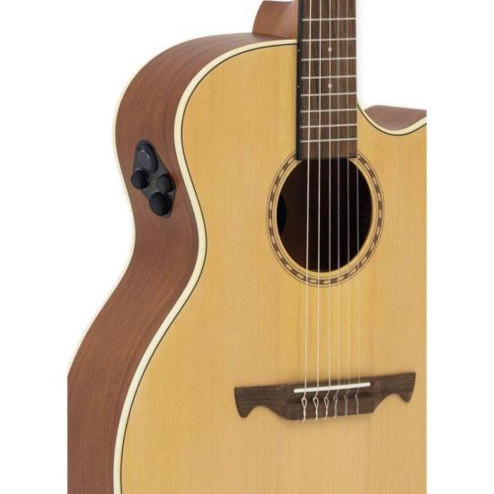 Violão Nylon Tagima Echos Eletroacústico Nylon Natural Open Pore por 1.852,00 à vista no boleto/pix ou parcele em até 12x sem juros. Compre na loja Mundomax!