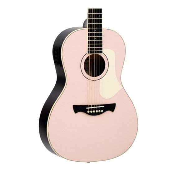 Violão Tagima Nazca Eletroacústico Aço Shell Pink Spakle por 869,00 à vista no boleto/pix ou parcele em até 10x sem juros. Compre na loja Mundomax!