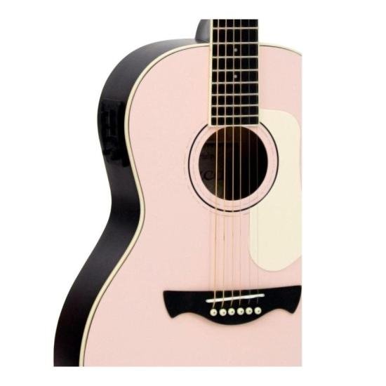 Violão Tagima Nazca Eletroacústico Aço Shell Pink Spakle por 869,00 à vista no boleto/pix ou parcele em até 10x sem juros. Compre na loja Mundomax!