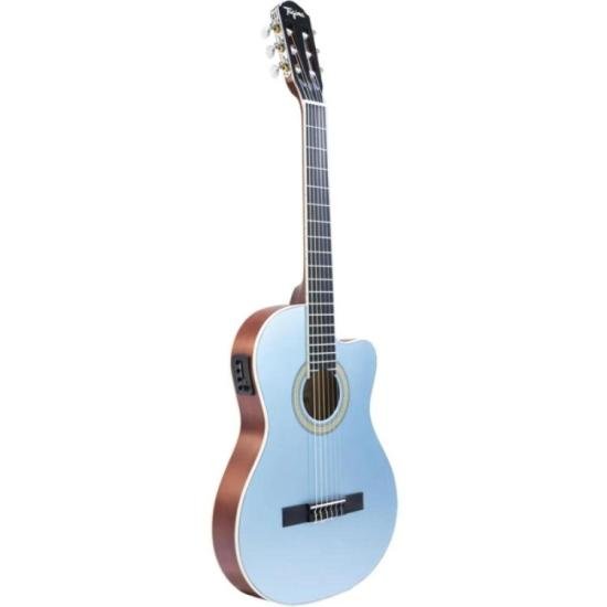 Violão Tagima Cartagena Eletroacústico Nylon Lake Placid Blue Satin por 999,00 à vista no boleto/pix ou parcele em até 10x sem juros. Compre na loja Mundomax!