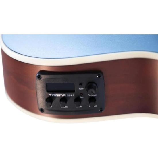 Violão Tagima Cartagena Eletroacústico Nylon Lake Placid Blue Satin por 999,00 à vista no boleto/pix ou parcele em até 10x sem juros. Compre na loja Mundomax!