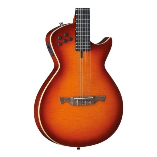 Violão Tagima Modena Steel Elétrico Nylon Maciço Cherry Burst por 2.150,00 à vista no boleto/pix ou parcele em até 12x sem juros. Compre na loja Mundomax!