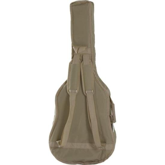Capa para Violão Folk Extra c/ Bolso Cargo Nylon 600 Bege Mundomax por 179,00 à vista no boleto/pix ou parcele em até 7x sem juros. Compre na loja Mundomax!