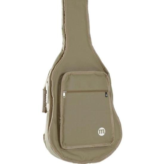 Capa para Violão Folk Extra c/ Bolso Cargo Nylon 600 Bege Mundomax por 179,00 à vista no boleto/pix ou parcele em até 7x sem juros. Compre na loja Mundomax!