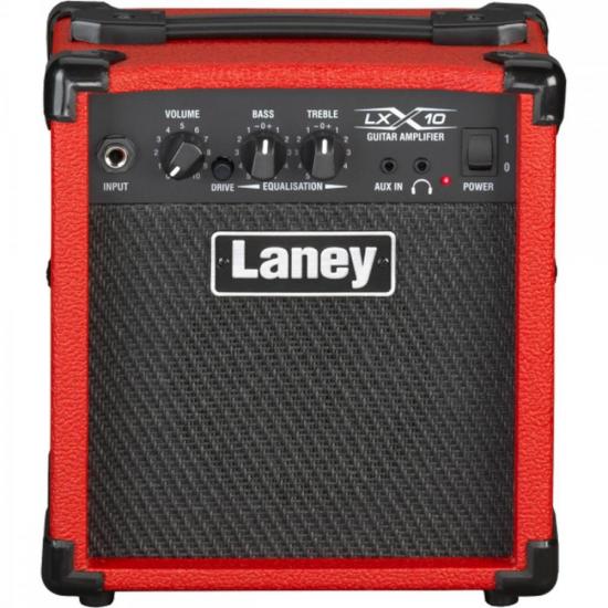 Amplificador de Guitarra Laney LX10 110v Vermelho por 699,99 à vista no boleto/pix ou parcele em até 10x sem juros. Compre na loja Mundomax!