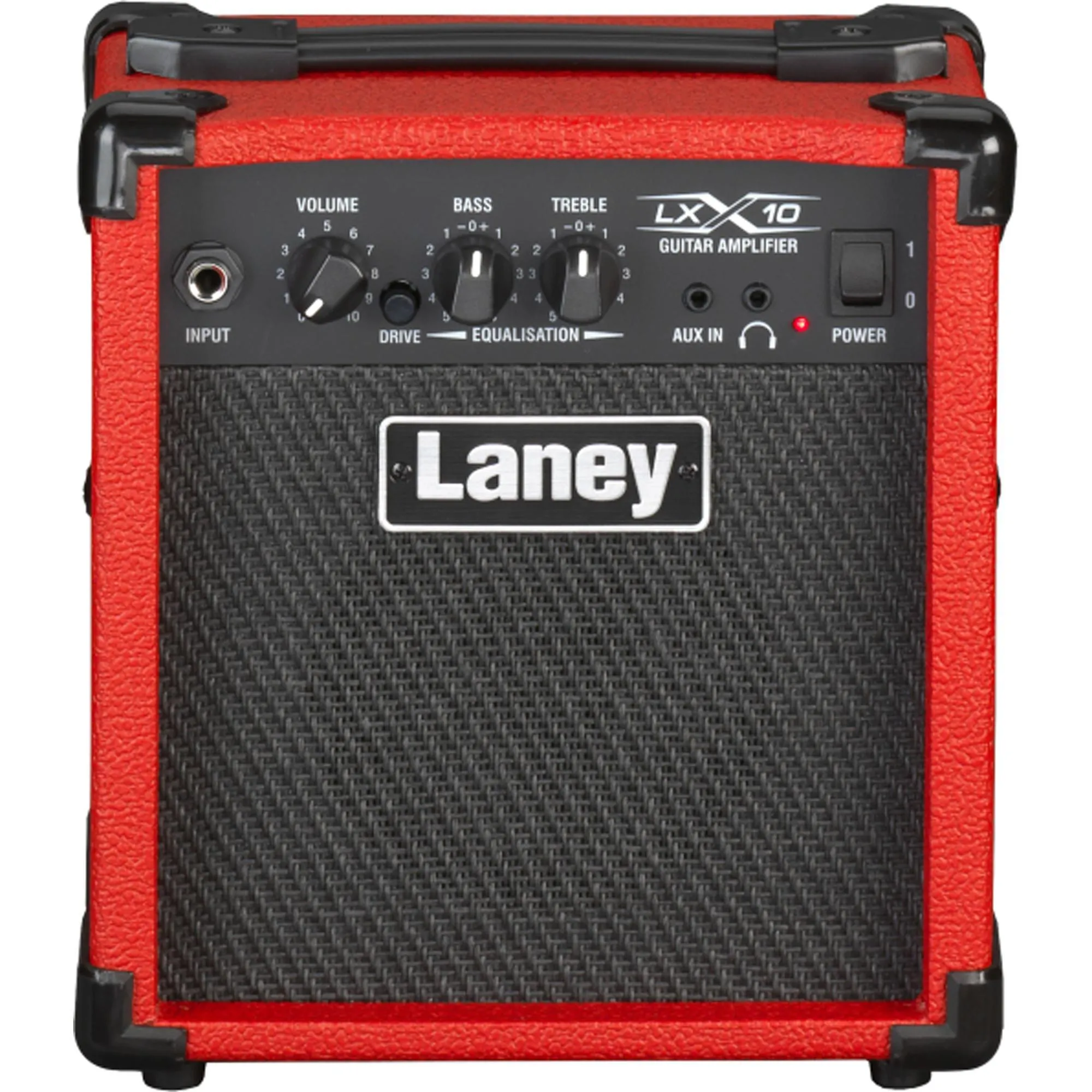 Amplificador Para Guitarra Laney LX10 Vermelho por 752,00 à vista no boleto/pix ou parcele em até 10x sem juros. Compre na loja Mundomax!