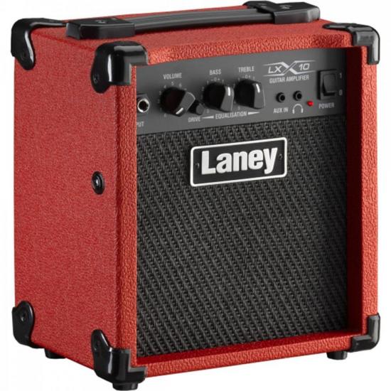 Amplificador de Guitarra Laney LX10 110v Vermelho por 699,99 à vista no boleto/pix ou parcele em até 10x sem juros. Compre na loja Mundomax!