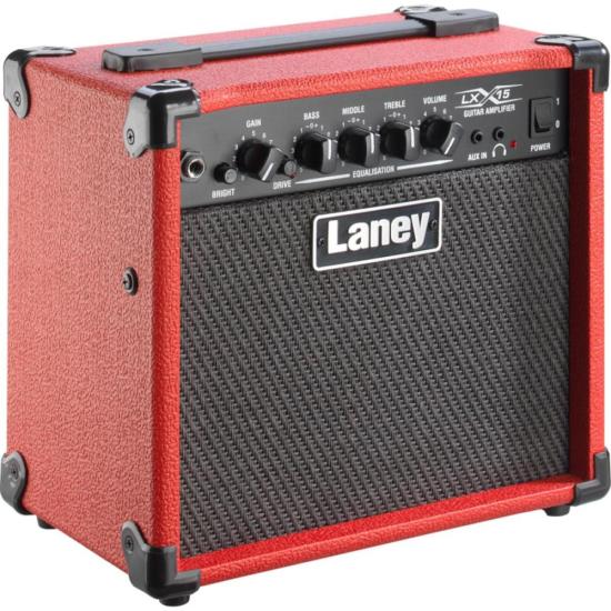 Amplificador de Guitarra Laney LX15R 110v Vermelho por 999,99 à vista no boleto/pix ou parcele em até 10x sem juros. Compre na loja Mundomax!