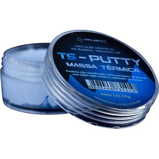 Massa Térmica Ts Putty 50g Implastec por 112,00 à vista no boleto/pix ou parcele em até 4x sem juros. Compre na loja Mundomax!