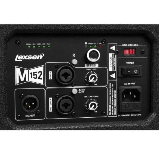 Monitor de Palco 15\" Ativo Lexsen Coxial M152 400W RMS por 3.869,00 à vista no boleto/pix ou parcele em até 12x sem juros. Compre na loja Mundomax!