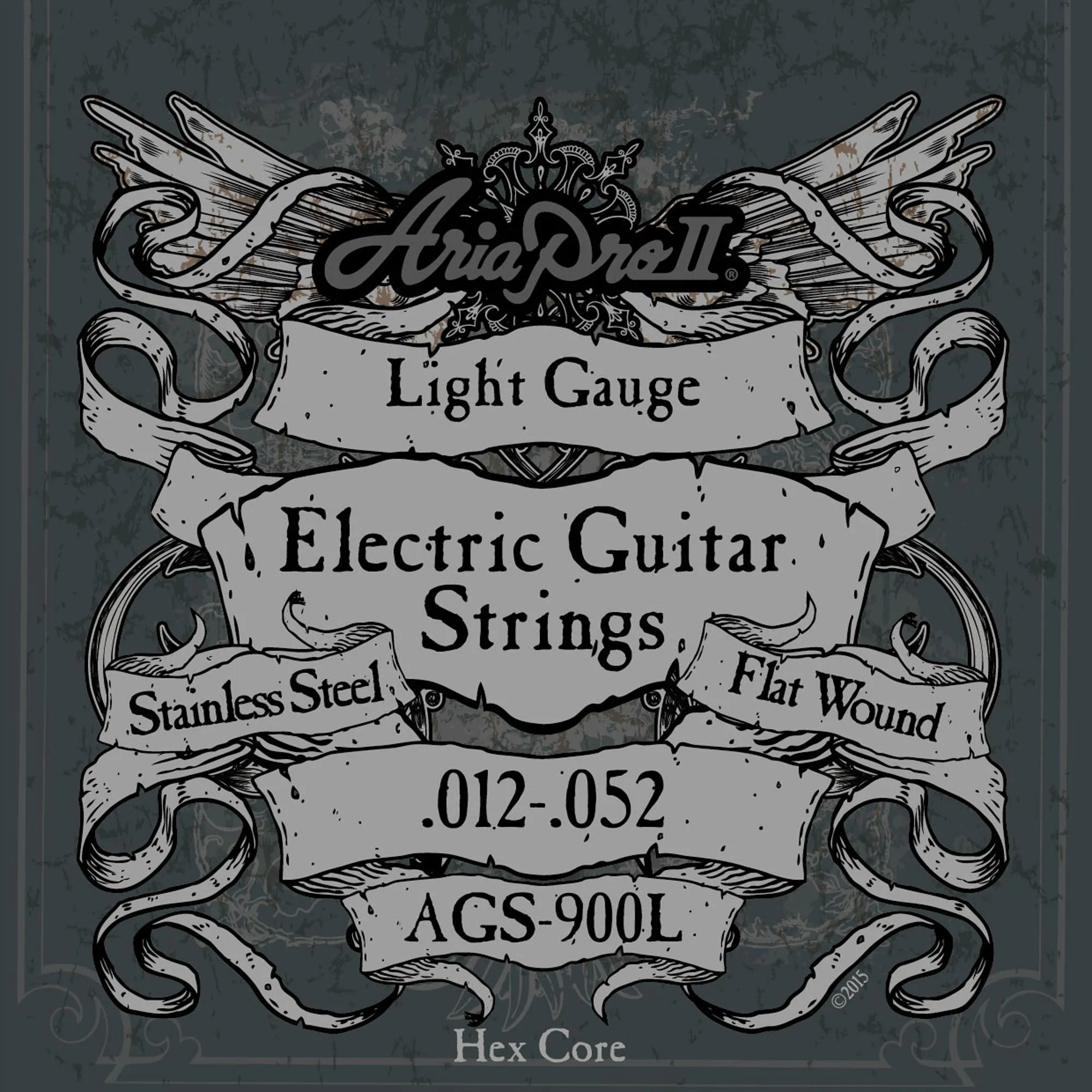 Encordoamento Para Guitarra Flat Wound .012 AGS900L Aria Pro II por 121,00 à vista no boleto/pix ou parcele em até 4x sem juros. Compre na loja Mundomax!