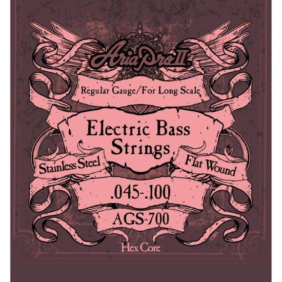 Encordoamento Para Baixo 4 Cordas Flat Wound .045 AGS700 Aria Pro II por 218,00 à vista no boleto/pix ou parcele em até 8x sem juros. Compre na loja Mundomax!