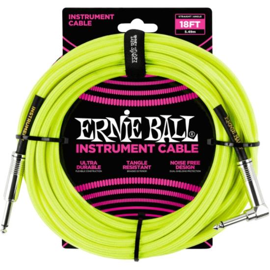 Cabo Para Instrumento 5m Amarelo Neon P06085 Ernie Ball por 289,99 à vista no boleto/pix ou parcele em até 10x sem juros. Compre na loja Mundomax!