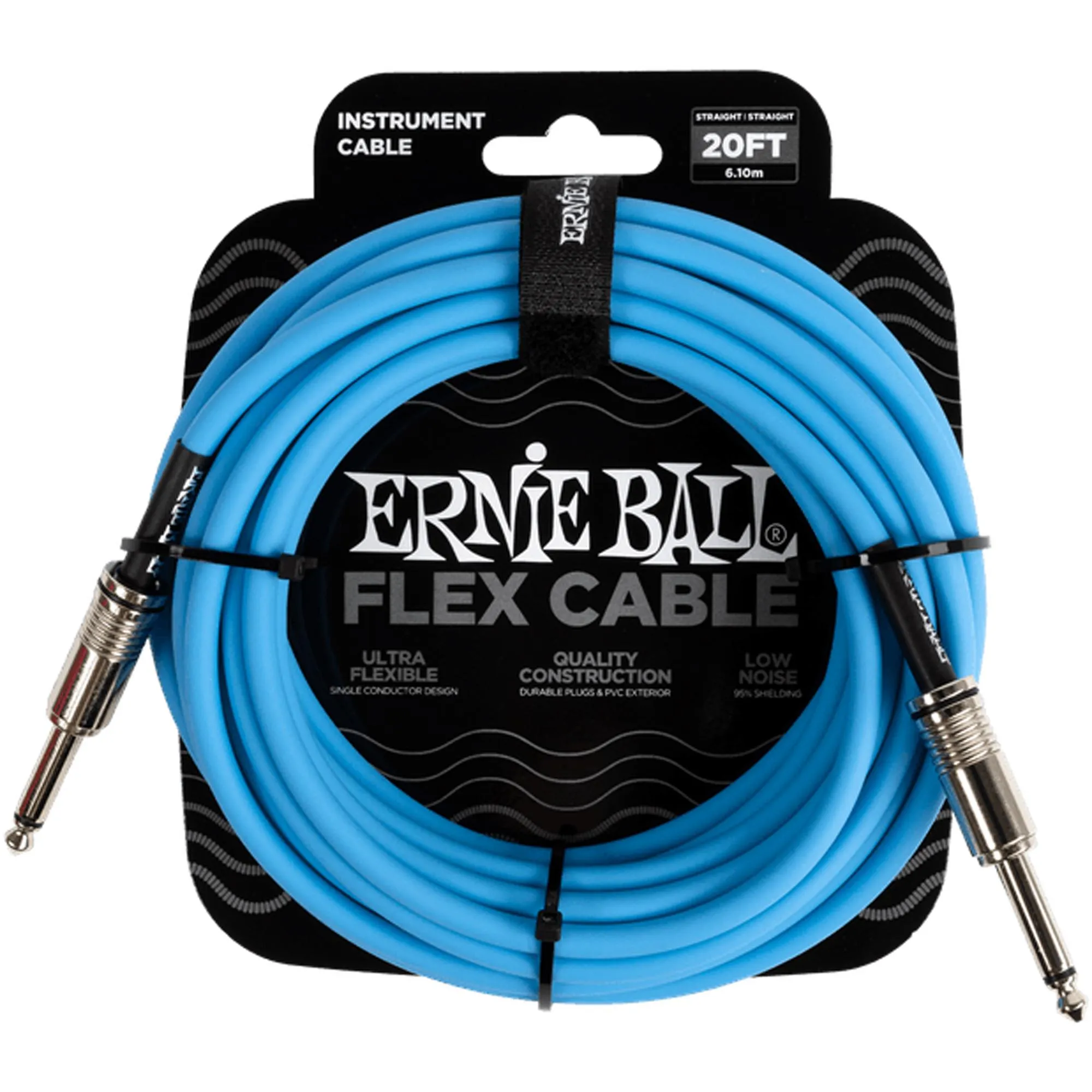 Cabo Para Instrumento 6m Azul P06417 Ernie Ball por 189,99 à vista no boleto/pix ou parcele em até 7x sem juros. Compre na loja Mundomax!