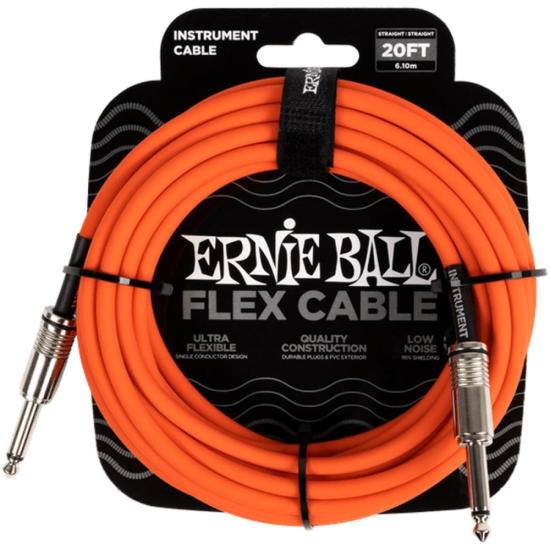 Cabo Para Instrumento 6m Laranja P06421 Ernie Ball por 189,99 à vista no boleto/pix ou parcele em até 7x sem juros. Compre na loja Mundomax!