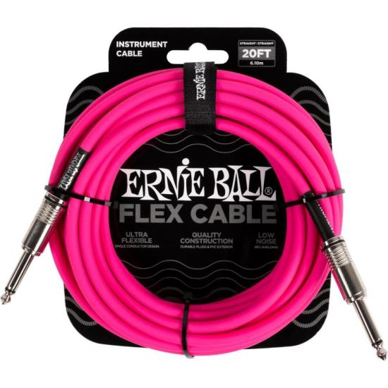 Cabo Para Instrumento 6m Rosa P06418 Ernie Ball por 189,99 à vista no boleto/pix ou parcele em até 7x sem juros. Compre na loja Mundomax!