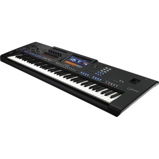 Teclado Yamaha Genos2 Arranjador Preto por 0,00 à vista no boleto/pix ou parcele em até 1x sem juros. Compre na loja Mundomax!