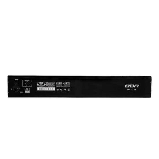 Mesa de Som DBR DM24 Preta por 4.799,00 à vista no boleto/pix ou parcele em até 12x sem juros. Compre na loja Mundomax!