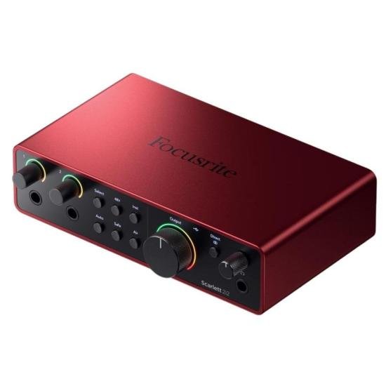 Focusrite Scarlett 2i2 4th Gen インターフェース Interface de Áudio Focusrite Scarlett 2I2 4th Geração Vermelho