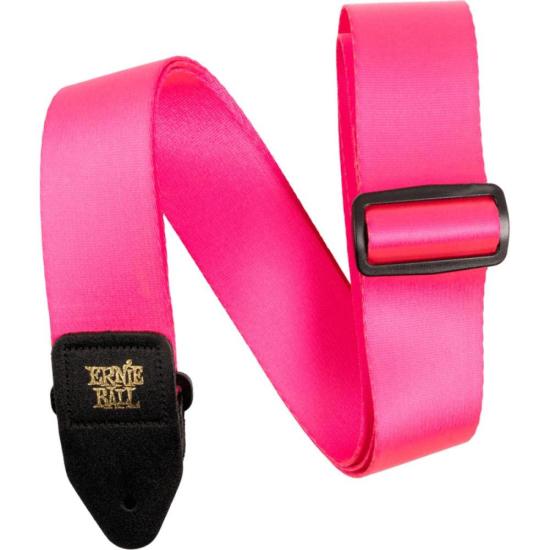 Correia Premium Rosa Neon Ernie Ball por 202,99 à vista no boleto/pix ou parcele em até 8x sem juros. Compre na loja Mundomax!