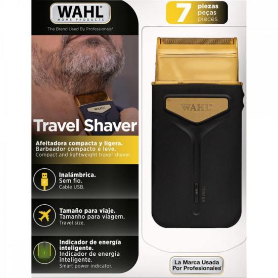 Barbeador Portátil Wahl Travel Shaver por 119,99 à vista no boleto/pix ou parcele em até 4x sem juros. Compre na loja Mundomax!