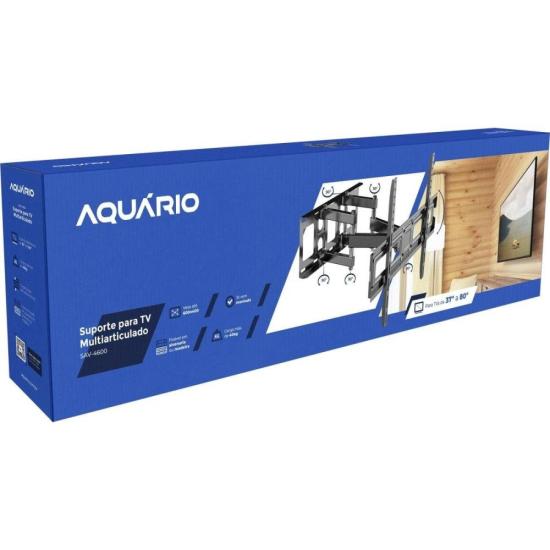 Suporte Multiarticulado Para TV Universal 37-80\" SAV-4600 Aquário por 219,00 à vista no boleto/pix ou parcele em até 8x sem juros. Compre na loja Mundomax!