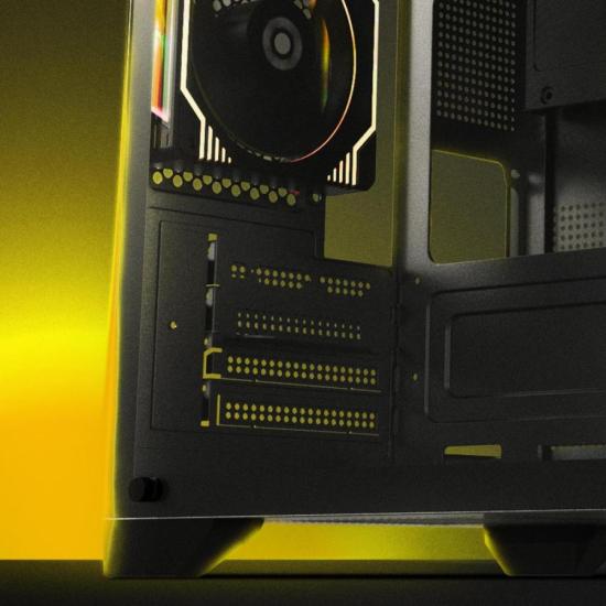 Gabinete Gamer Fortrek Clarity Preto Lateral Vidro por 253,00 à vista no boleto/pix ou parcele em até 10x sem juros. Compre na loja Mundomax!