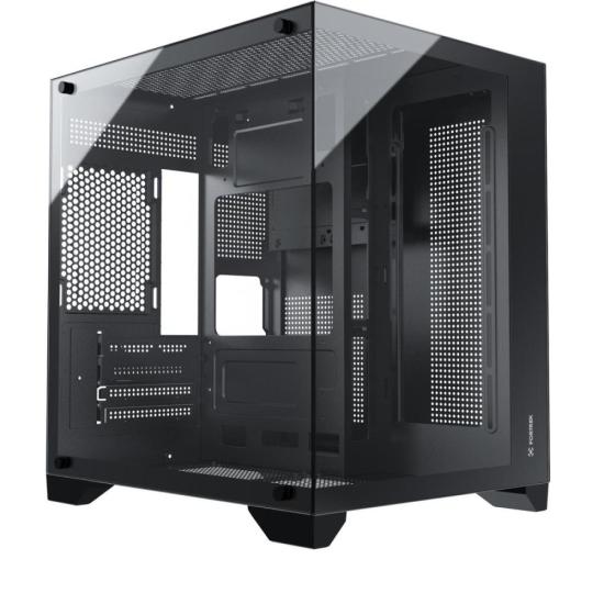 Gabinete Gamer Fortrek Clarity Preto Lateral Vidro por 253,00 à vista no boleto/pix ou parcele em até 10x sem juros. Compre na loja Mundomax!