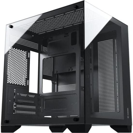 Gabinete Gamer Fortrek Clarity Preto Lateral Vidro por 253,00 à vista no boleto/pix ou parcele em até 10x sem juros. Compre na loja Mundomax!