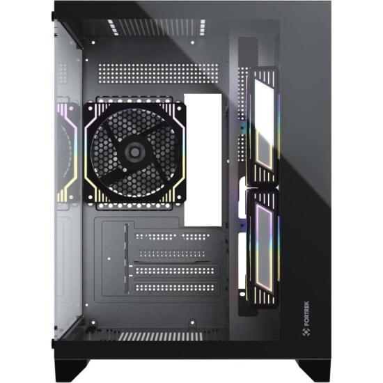 Gabinete Gamer Fortrek Clarity Preto Lateral Vidro por 253,00 à vista no boleto/pix ou parcele em até 10x sem juros. Compre na loja Mundomax!