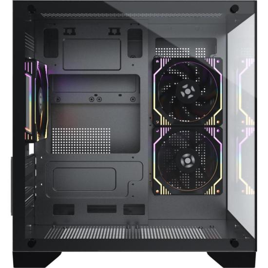 Gabinete Gamer Fortrek Clarity Preto Lateral Vidro por 253,00 à vista no boleto/pix ou parcele em até 10x sem juros. Compre na loja Mundomax!