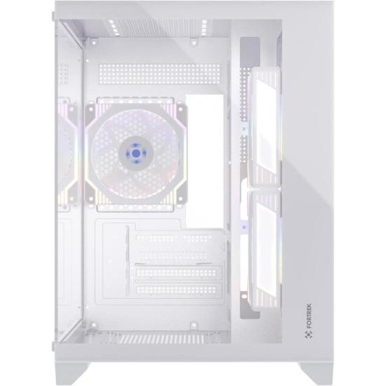 Gabinete Gamer Fortrek Clarity Branco Lateral Vidro por 256,88 à vista no boleto/pix ou parcele em até 10x sem juros. Compre na loja Fortrek!