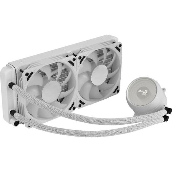 Water Cooler Aerocool Mirage L240 Branco por 591,29 à vista no boleto/pix ou parcele em até 10x sem juros. Compre na loja Aerocool!