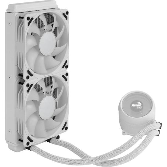 Water Cooler Aerocool Mirage L240 Branco por 591,29 à vista no boleto/pix ou parcele em até 10x sem juros. Compre na loja Aerocool!